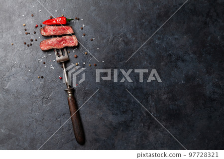 Grilled ribeye beef steak Grilled ribeye beef steak 97728321