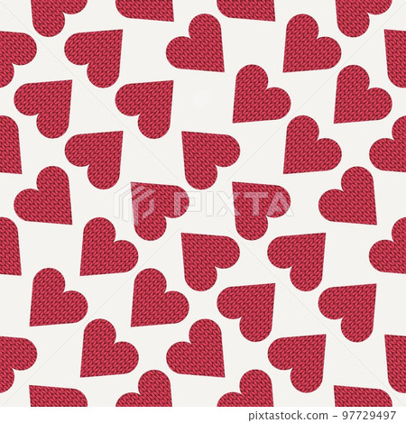 心形圖案背景圖，針織心形圖標，針織心形圖案，質感心形圖案 97729497