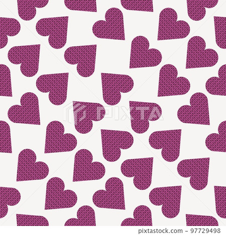 心形圖案背景圖，針織心形圖標，針織心形圖案，質感心形圖案 97729498