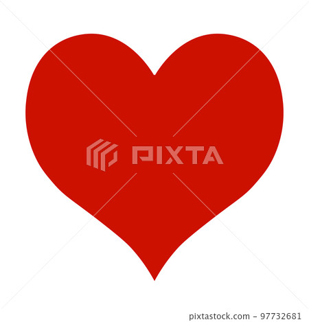 Heart Love Emoji Icon Object Symbol Gradient Vector Art Design Cartoon Isolated Background. Heart Love Emoji Icon Object Symbol Gradient Vector Art Design Cartoon Isolated Background. 97732681
