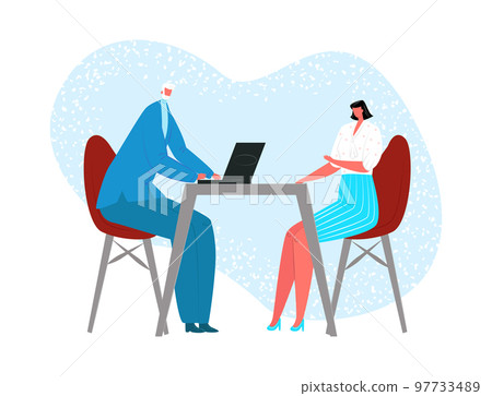 People search for job vector illustration. Business employee candidate concept, hr work recruitment interview. Hiring person, employment People search for job vector illustration. Business employee candidate concept, hr work recruitment interview. Hiring person, employment 97733489