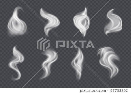 Smoke background steam isgenerated Royalty Free Vector Image