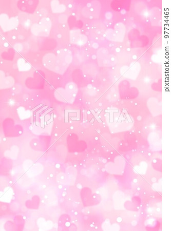 粉紅色的心閃閃發光的背景 粉紅色的心閃閃發光的背景 97734465
