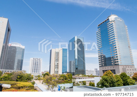 “千葉縣”城市景觀海濱幕張建築物 97734715