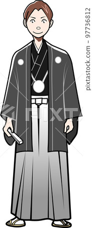 外罩和袴,和服的男人 外罩和袴,和服的男人 97736812
