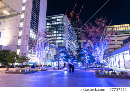 《Kanagawa Prefecture》Illumination of Yokohama Minato Mirai Grand Mall Park 97737311