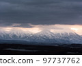 Daisetsuzan National Park at dawn, Hokkaido, Japan 97737762