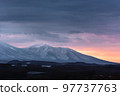 Daisetsuzan National Park at dawn, Hokkaido, Japan 97737763