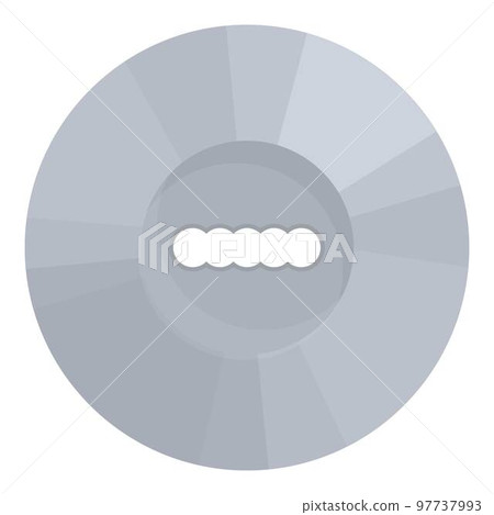 Icing nozzle shiny icon cartoon vector. Cake pastry. Tube swirl 97737993