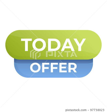 Price cut today offer icon cartoon vector. Sale tag. Discount event Price cut today offer icon cartoon vector. Sale tag. Discount event 97738023