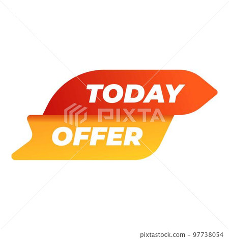 Timer offer today icon cartoon vector. Super price. Event save Timer offer today icon cartoon vector. Super price. Event save 97738054