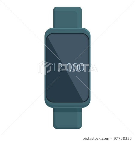 Smart tracker icon cartoon vector. Sport app. Digital device Smart tracker icon cartoon vector. Sport app. Digital device 97738333