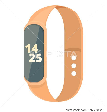 Fitness band icon cartoon vector. Digital device. Display monitor Fitness band icon cartoon vector. Digital device. Display monitor 97738350