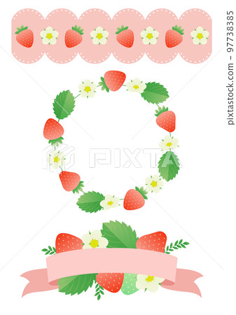 Strawberry illustration 97738385