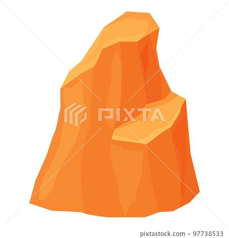 Grand canyon icon cartoon vector. Arizona rock. Nature valley 97738533