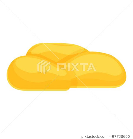 Jackfruit seed icon cartoon vector. Fruit food. Summer juicy Jackfruit seed icon cartoon vector. Fruit food. Summer juicy 97738600