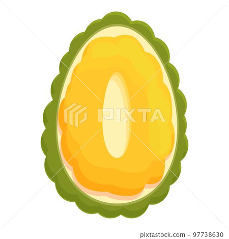 Ripe jackfruit icon cartoon vector. Fruit food. Organic fruit Ripe jackfruit icon cartoon vector. Fruit food. Organic fruit 97738630