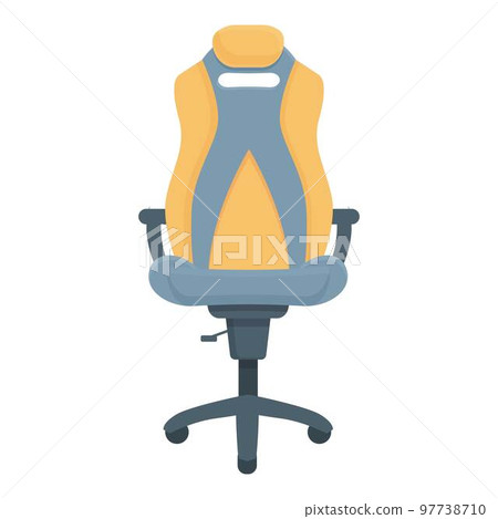 Chair icon cartoon vector. Gaming seat. Front office 97738710