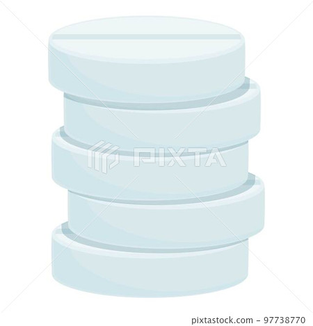 Powder effervescent tablets icon cartoon vector. Medicine drug. Water tablet Powder effervescent tablets icon cartoon vector. Medicine drug. Water tablet 97738770