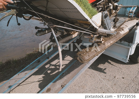 rice transplanter, lightweight truck, track 97739556