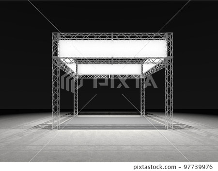 舞台的 3d 渲染 舞台的 3d 渲染 97739976
