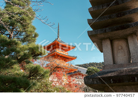 Kiyomizu-dera Temple in Kyoto, Japan Kiyomizu-dera Temple in Kyoto, Japan 97740457