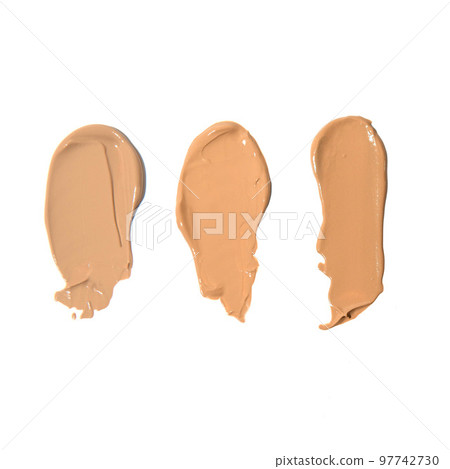 Texture image of cosmetics and foundation Texture image of cosmetics and foundation 97742730