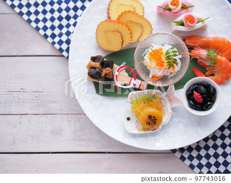 New Year's fashionable one-plate New Year dishes Zoni 97743016