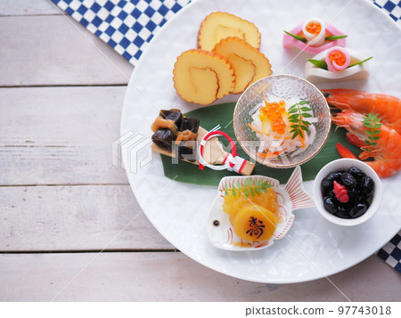 New Year's fashionable one-plate New Year dishes Zoni New Year's fashionable one-plate New Year dishes Zoni 97743018