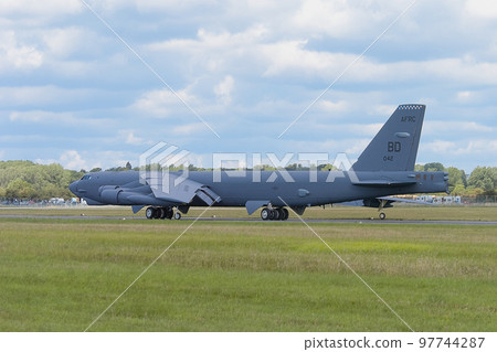 US Air Force B-52H Bomber Taxiing 97744287