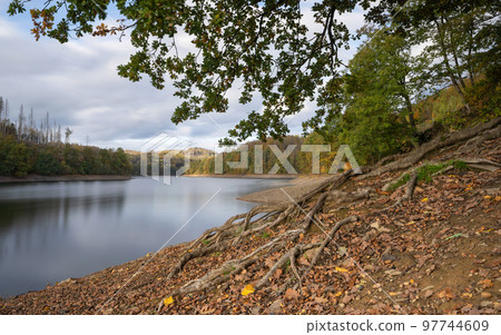 Agger lake, Bergisches Land, Germany 97744609