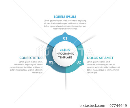 Circle Infographics - Three Elements Circle Infographics - Three Elements 97744649