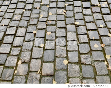 Cobbled streets in Paris 97745582