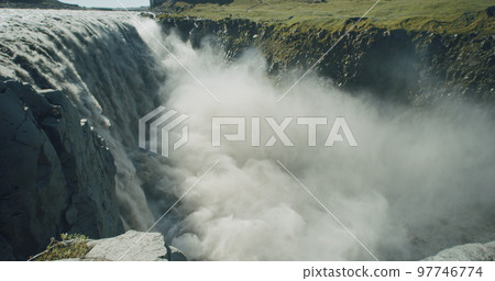 Beautiful and powerful Dettifoss waterfall, Iceland, Europe Beautiful and powerful Dettifoss waterfall, Iceland, Europe 97746774