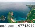 View from above on Kelingking Beach Nusa Penida, Bali View from above on Kelingking Beach Nusa Penida, Bali 97748049
