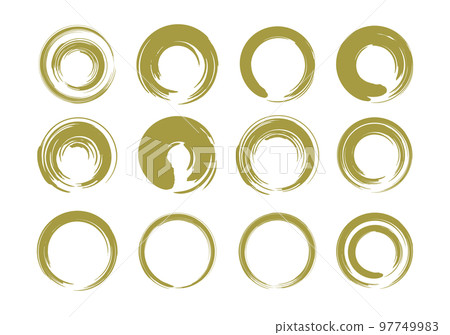 Fude no Maru 筆刷圓環日式擺件套裝 97749983