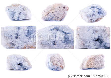 Collection of stone mineral Celestine Collection of stone mineral Celestine 97750902