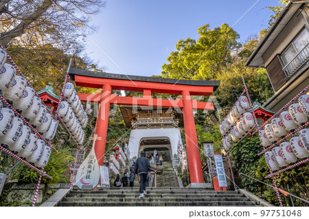 江之島神社大鳥居 江之島神社大鳥居 97751048