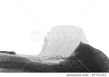 black white abstract acrylic painting color texture on white paper background by using rorschach inkblot method black white abstract acrylic painting color texture on white paper background by using rorschach inkblot method 97751381