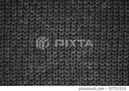 Handmade knitting texture with macro wool threads. Handmade knitting texture with macro wool threads. 97752528