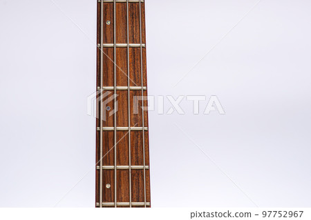 Electric bass strings and frets up 97752967