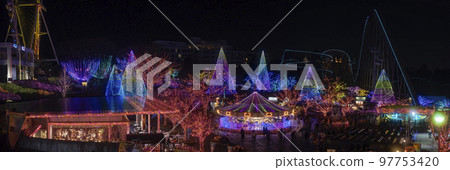 讀賣樂園全景夜景 97753420