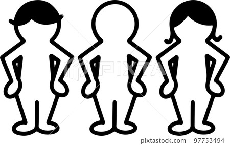 Vector person silhouette 97753494