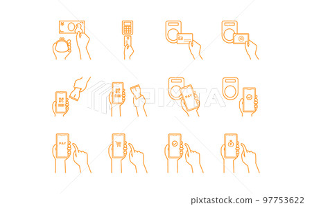 Illustration set 04 about payment and settlement 97753622