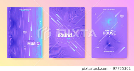 Dance Music Flyer. Electro Party Poster. Vector Dj Background. Gradient Distort Waves. Blue Purple Dance Music Flyer. Geometric Fest Banner. Techno Sound Cover. Dance Music Flyer Set. Dance Music Flyer. Electro Party Poster. Vector Dj Background. Gradient Distort Waves. Blue Purple Dance Music Flyer. Geometric Fest Banner. Techno Sound Cover. Dance Music Flyer Set. 97755301