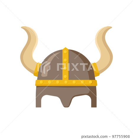 Viking legendary helmet with horns 97755908