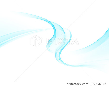 Smooth swirling abstract wave element. Wave design. Smooth swirling abstract wave element. Wave design. 97756104