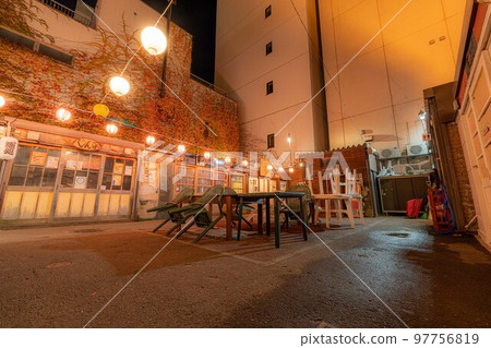 Hokkaido Otaru City Otaru Bar District Brick Alley Illumination Otaru Canal Blue Canal Hokkaido Otaru City Otaru Bar District Brick Alley Illumination Otaru Canal Blue Canal 97756819