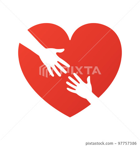 Heart in hand Heart in hand 97757386