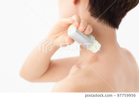 Stiff shoulder woman 97759956